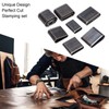 17 Pcs Oval Leather Punching Die Set Mold Cutting Kit