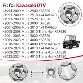 JAVIK Inner&Outer Oil Pump Rotor Fit for Kawasaki Mule 2500 2510 2520 3000 3010 3020 4000 KAF620 4x4 Trans 1993-2024,OEM# 16154-2053 16154-2054