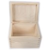 Small Rectangular Wooden Box with Lid | 16 x 12