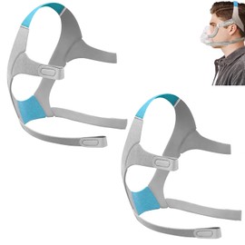 2 Pcs F20 Headgear for AirFit F20 / AirTouch F20 Cpap Headgear Strap, Unisex Soft Comfortable Cpap Mask Strap, Cpap Supplies Durable Replacement Headgear Head Strap - for Big & Large Face