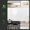 LONGKING 10-Sheet White Peel and Stick Backsplash for Kitchen Wall,