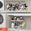 Ukeetap 2 Pack Multi-Purpose Pull-Out Storage Organizers, Under Sink Organizers