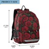 ALAZA Red Rose Leaves Backpack Bookbag Laptop Notebook Bag Casual