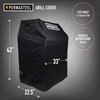 Permasteel PA-1023BK-AM 33" 2 or 3 Burner BBQ Grill Cover,