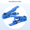 Cable Matters 2-Pack Wire Strippers/Cable Stripper in Blue, 8-16 AWG,