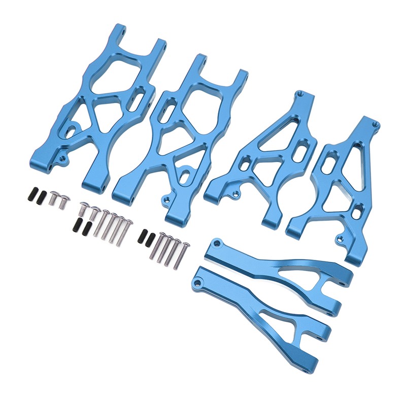 RC Front Rear Suspension Arm Set Aluminum Lower Upper Swing