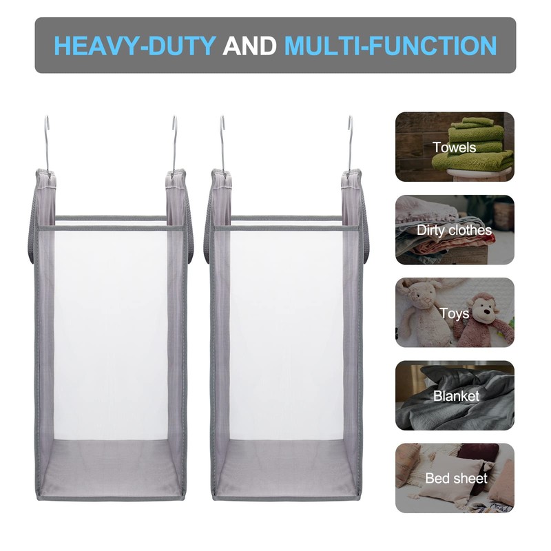 Fentec Hanging Laundry Hamper, Hanging Laundry Basket, Slim Laundry Hamper