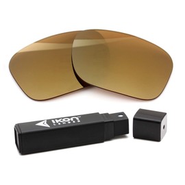 IKON LENSES Polarized Replacement Lenses For Maui Jim Black Coral MJ249 Sunglasses (24K Gold Mirror)