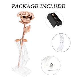 QGJNSGC Rose Flower Keepsake Urns for Human Ashes Memorial Urn Locket Long Stem Colourful Roseflower Cremation Urns Funeral Urn for Pet Ashes Cremation Keepsake for Cat Dog Ashes Roseflower Ornaments