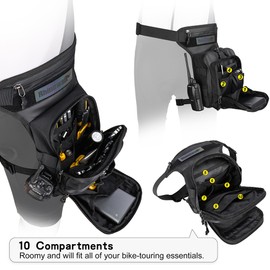 Multifunctional Motorcycle Bag Breathable Motorcycle Riding Leg Bag Waist Bag Large Capacity Riding Leg Bag Bicycle Bag Outdoor Riding Bag