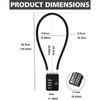 RESET-204(2 Pack) 4 Digit Combination Padlock with 20 in (50