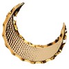 Serving Platter Zinc Alloy Fruit Plate Contemporary HalfMoon Shape Tableware