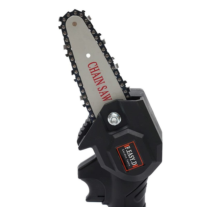 4" Mini Electric Chainsaw Cordless 550W Battery Powered Chainsaw Rechargeable