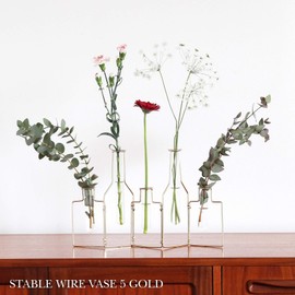 Magnetic Single Wheel Insert STABLE WIRE VASE5/GOLD 57664