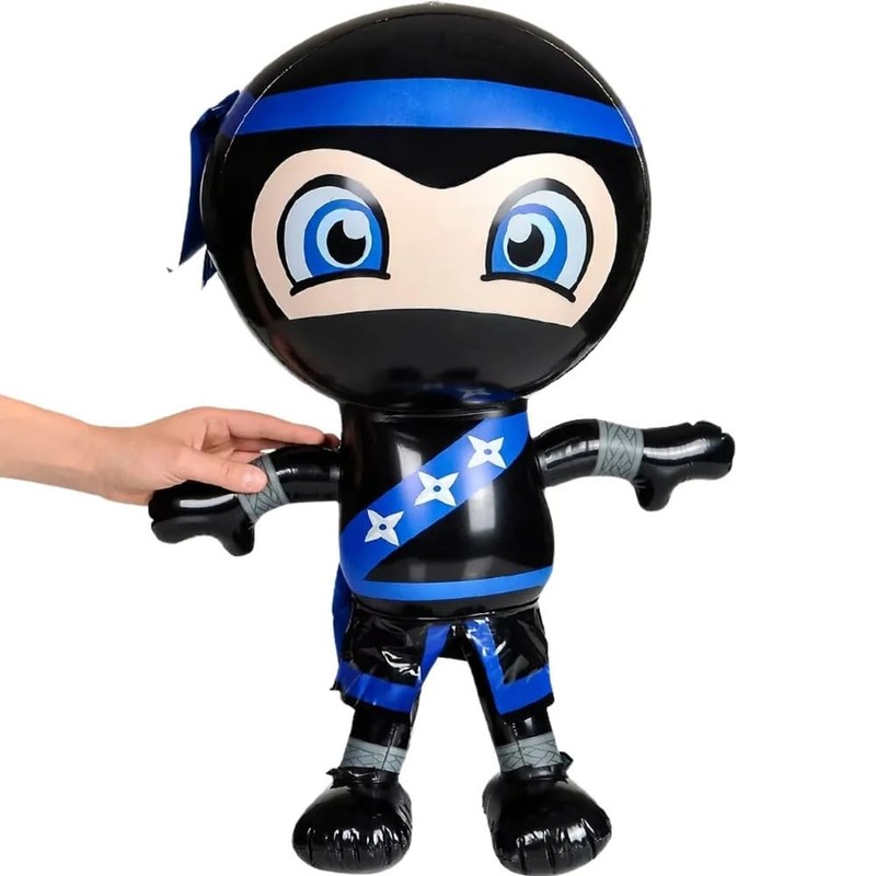 Set of 2 Inflatable 24" NINJAS/PARTY Decorations/INFLATES/Toys/Red/Blue/DECOR