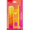 Maped - School Set Neon 5 Pieces - School Supplies