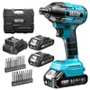 SEESII Cordless Impact Driver Kit, 21V Max Torque 1590 In-lbs(180