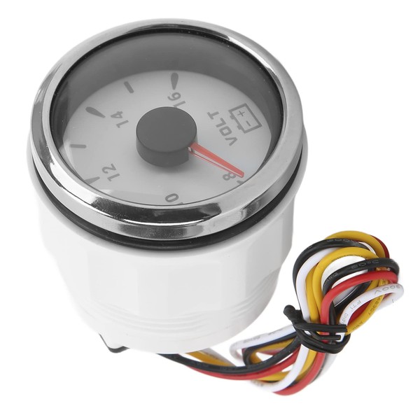 Boat Voltmeter, 52 mm Marine Voltmeter 8-16 V Pointer 7