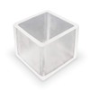 45mm Transparent Clear Square Rubber Feet Stoppers for Furniture Table