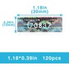 1X3CM Anti-Counterfeit Labels Security Stickers Hologram Labels Tamper Receipt Leave