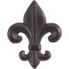 Atlas Homewares 4006-O 2-1/4-Inch Fleur D'Lis Knob, Aged Bronze