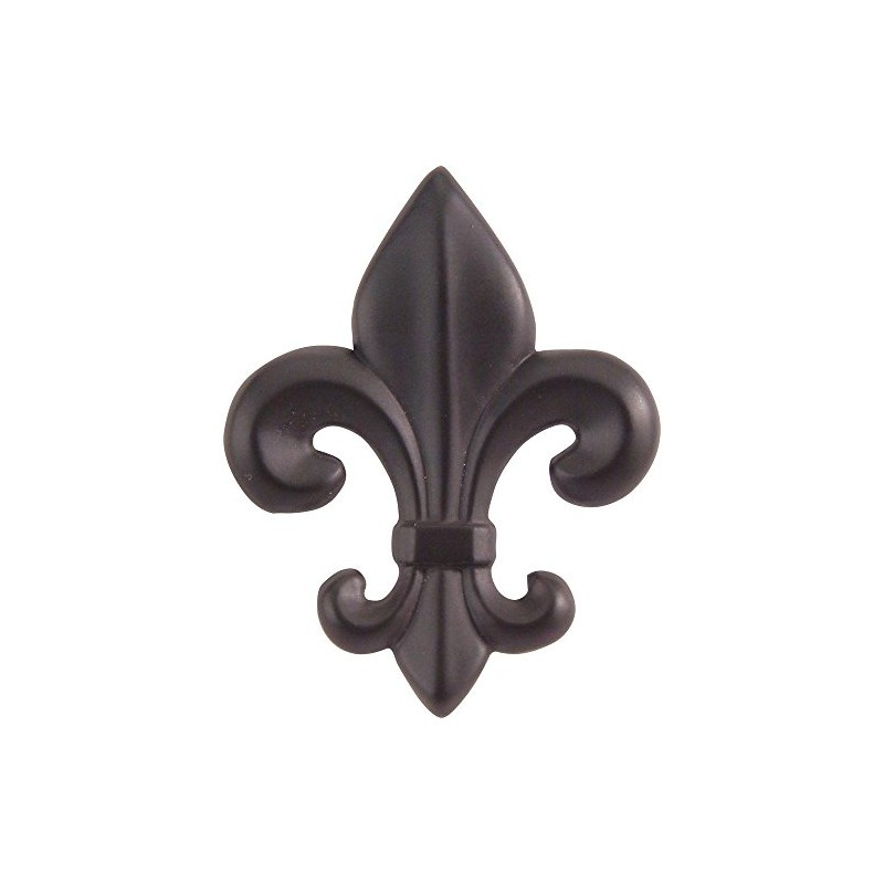 Atlas Homewares 4006-O 2-1/4-Inch Fleur D'Lis Knob, Aged Bronze