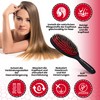 hair2heart Extensions Brush for Hair Extensions Pneumatic Brush with Natural