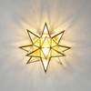 Aeyee Moravian Star Ceiling Light, Moroccan Flush Mount Ceiling Lighting