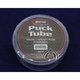 BCW ROUND Hockey Puck Holder Case Durable Stackable Souvenirs Autographs