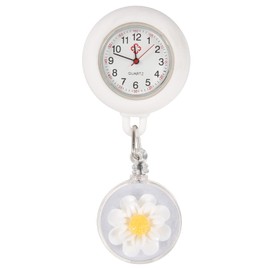 FRCOLOR Retractable Nurse Pocket Watch Practical Clip Fob Watch for Nurses Doctors Durable Stylish Design Easy Reading with Retractable String for Work Use