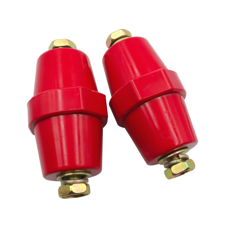 LBY 2pcs Busbar Insulator, SM-76 Polyester Standoff Insulators with Screw(M10),