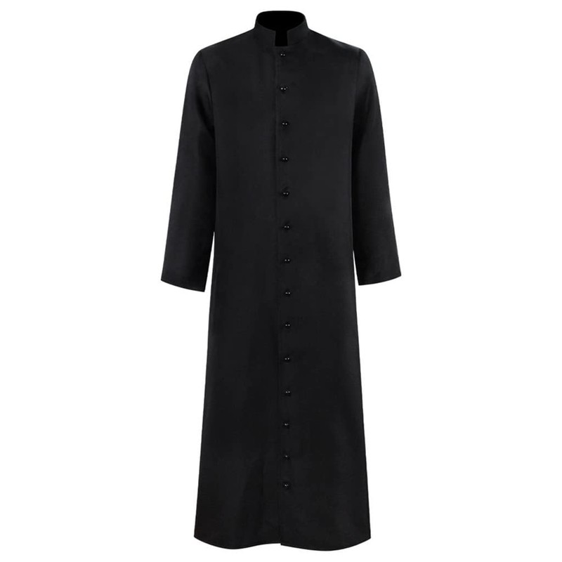 MYAYD Men's Cassock Robe Church Robe Choir Minister Clergy Pulpit