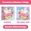 Easter Decorations Window Clings - 9 Sheets of Easter Window