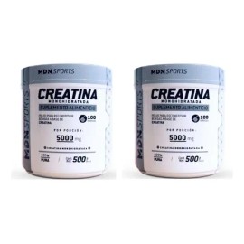 2 Creatinas Monohidratada 100% Pura Mdn Polvo 200 Servicios