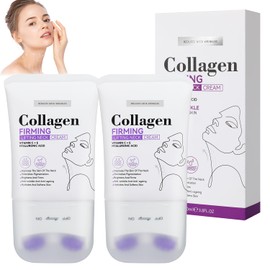 2PCS Crema Reafirmante de Cuello, Reafirmante de Cuello con Masaje de Rodillos 2 en 1, Tighten and Lift with Double Roller Massage, Firm And Lift...  