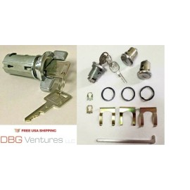 DBG Ventures For 1969-1972 Skylark GS 442 Cutlass F85 Ignition, Door & Trunk Lock Set-GM Keys
