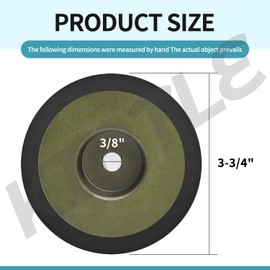 GW-2111 Horse Tiller Reverse Disc (3 3/4") - by KINTLE - Compatible with Troybilt Horse Tillers Dp Models Built Since 1989, Replaces GW-1919, 756-04171