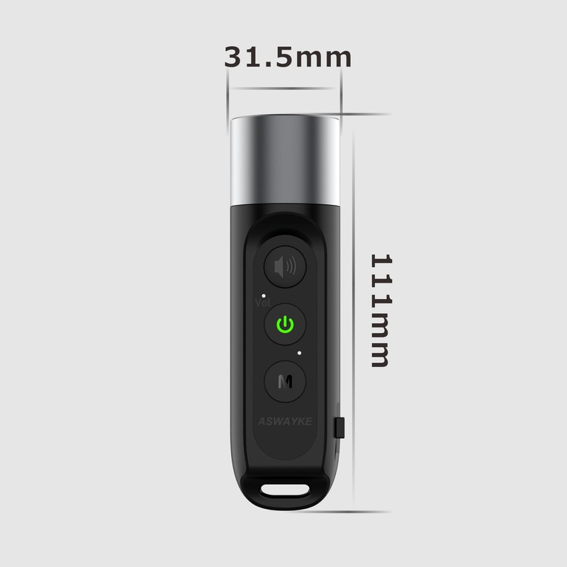 aswayke Electronic Whistle Highest IPX5 Maximum Sound 125db Battery 1000mAh