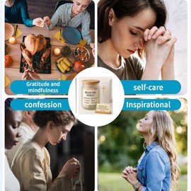 Bible Verse Jar, Christian Gifts for Women, Inspirational Scriptures for Women, Moms, Daughters, Teachers, Friends, Bible Accessories, Decorative Glass Inspirational Scripture Jar, Birthday Gifts