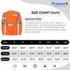 ProtectX High Visibility Shirts Hi Vis Long Sleeve Shirts for