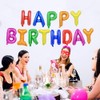 TONIFUL 16 Inch Rainbow Happy Birthday Balloons Banner Foil Letters