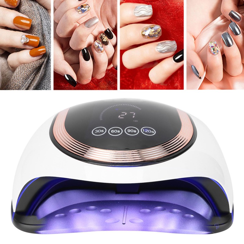 Home UV LED Nail Dryer 180W LCD Screen Gel Polish