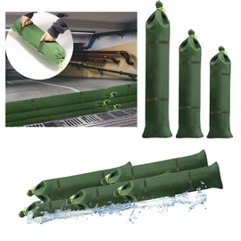 Estresen Sandbags for Filling with Handles, Sandbag, Flood Protection, Silo Sandbags, Flood Barrier, Sandbags, Flood Sandbag, Weighted Weights for Gazebo, 90 x 20 cm, Pack of 4
