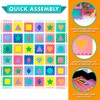 ProSource Kids Foam Puzzle Floor Play Mat with Shapes &
