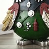 Retro Mechanical Punk Owl Piggy Bank Cute Animal Statue Decor