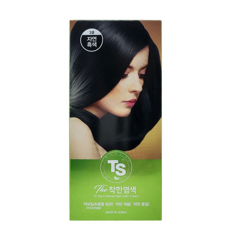 TS 착한 염색 120g 3호 자연흑색 1개 S1 TS Kind