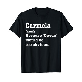 CARMELA Sarcasm Queen Tee - Custom CARMELA Women's T-Shirt