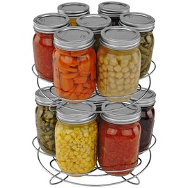 Southern Homewares Canning Rack for Pressure Cooker – Reversible Stacking System for Mason Jars & Food Storage, 2-Pack