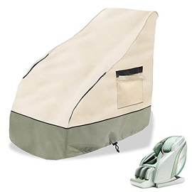 Funda para silla de masaje, tela Oxford 600D, cuerpo completo, funda protectora para silla de masaje Shiatsu, con cordón, resistente al agua, a prueba de polvo, protección para silla de masaje