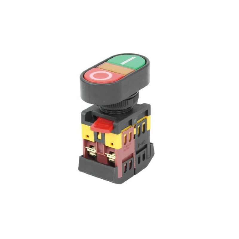 uxcell ON-OFF START STOP Push Button w Light Indicator Momentary